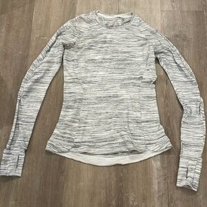 White and black Lulu long sleeve